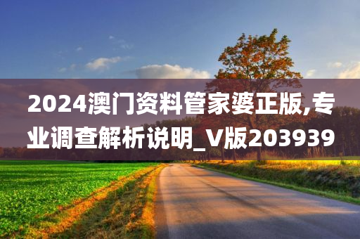 2024澳门资料管家婆正版,专业调查解析说明_V版203939