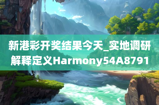 新港彩开奖结果今天_实地调研解释定义Harmony54A8791