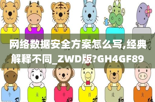 网络数据安全方案怎么写,经典解释不同_ZWD版?GH4GF89