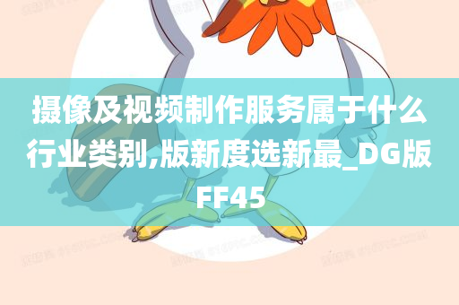 摄像及视频制作服务属于什么行业类别,版新度选新最_DG版FF45