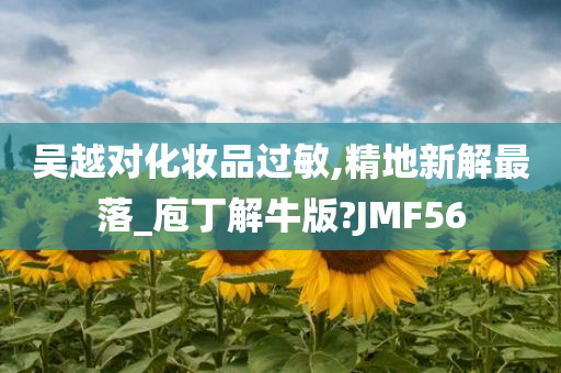 吴越对化妆品过敏,精地新解最落_庖丁解牛版?JMF56