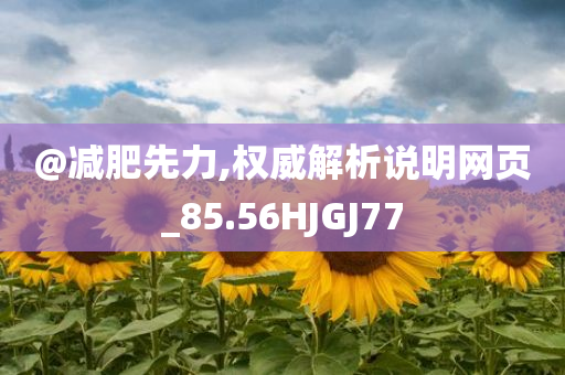 @减肥先力,权威解析说明网页_85.56HJGJ77