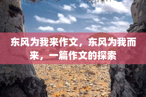 东风为我来作文，东风为我而来，一篇作文的探索
