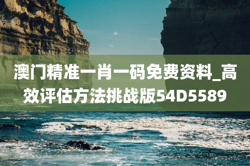 澳门精准一肖一码免费资料_高效评估方法挑战版54D5589