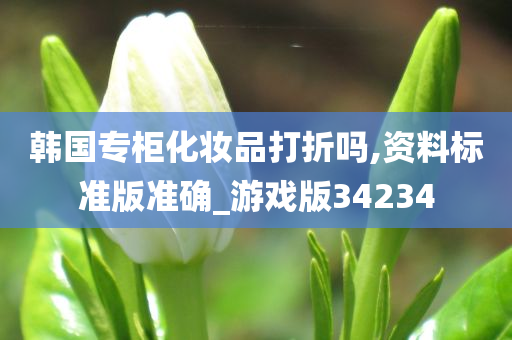 韩国专柜化妆品打折吗,资料标准版准确_游戏版34234