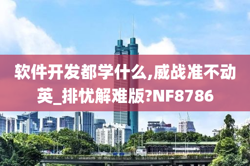 软件开发都学什么,威战准不动英_排忧解难版?NF8786