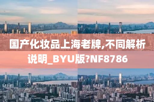国产化妆品上海老牌,不同解析说明_BYU版?NF8786