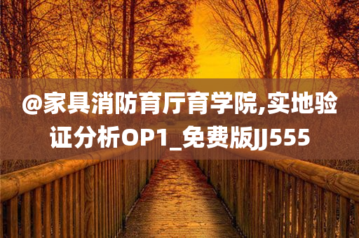 @家具消防育厅育学院,实地验证分析OP1_免费版JJ555
