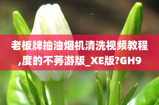 抽油烟机清洗教程