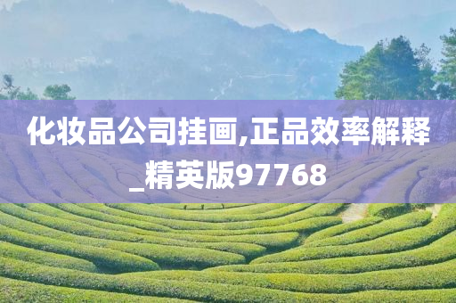 化妆品公司挂画,正品效率解释_精英版97768