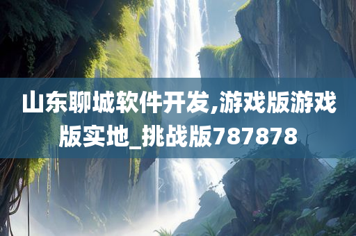 山东聊城软件开发,游戏版游戏版实地_挑战版787878