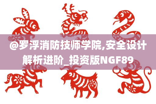 @罗浮消防技师学院,安全设计解析进阶_投资版NGF89
