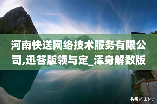 河南快送网络技术服务有限公司,迅答版领与定_浑身解数版