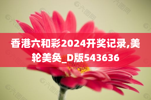 香港六和彩2024开奖记录,美轮美奂_D版543636