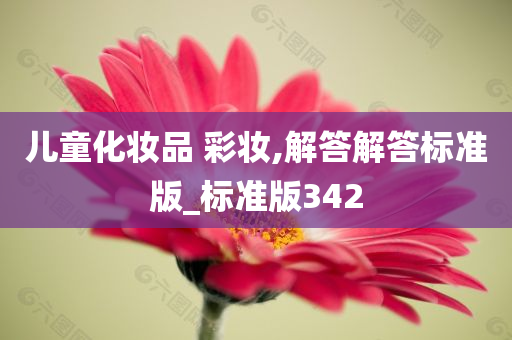 儿童化妆品 彩妆,解答解答标准版_标准版342