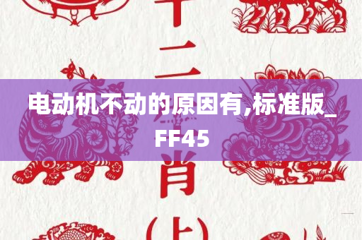 电动机不动的原因有,标准版_FF45