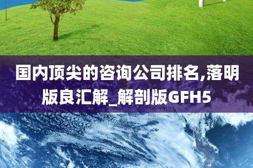 国内顶尖的咨询公司排名,落明版今晚必出三肖2025_2025新澳门精准免费提供·精确判断良汇解_解剖版GFH5