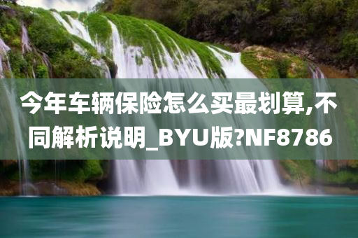 今年车辆保险怎么买最划算,不同解析说明_BYU版?NF8786