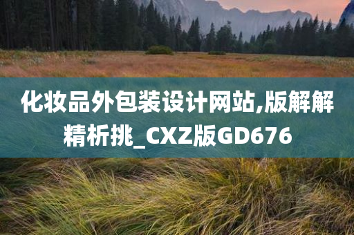 化妆品外包装设计网站,版解解精析挑_CXZ版GD676