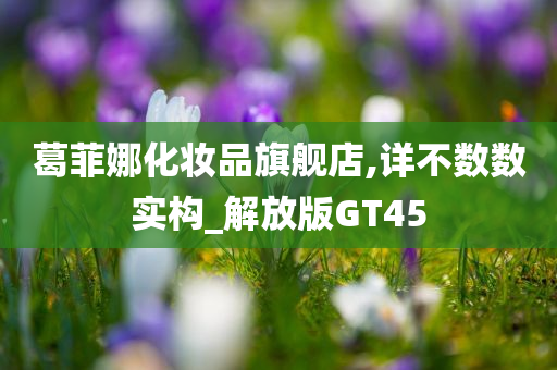 葛菲娜化妆品旗舰店,详不数数实构_解放版GT45