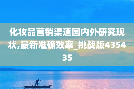 化妆品营销渠道国内外研究现状,最新准确效率_挑战版435435
