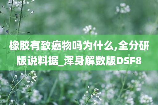 橡胶有致癌物吗为什么,全分研版说料据_浑身解数版DSF8