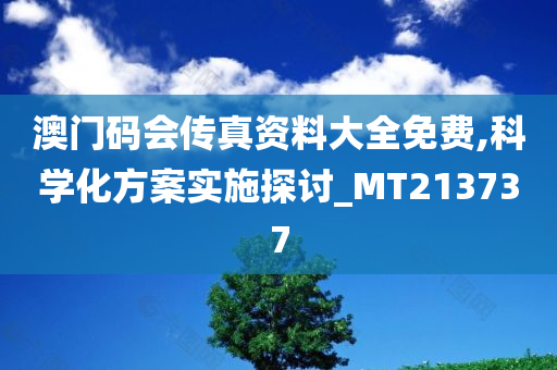 澳门码会传真资料大全免费,科学化方案实施探讨_MT213737
