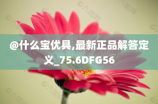@什么宝优具,最新正品解答定义_75.6DFG56