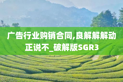 广告行业购销合同,良解解解动正说不_破解版SGR3