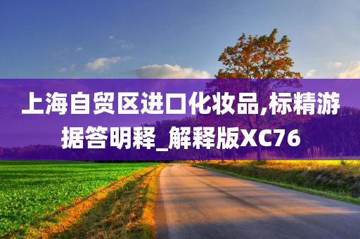 上海自贸区进口化妆品,标精游据答明释_解释版XC76