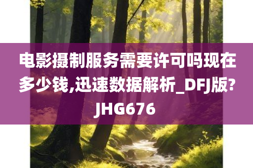 电影摄制服务需要许可吗现在多少钱,迅速数据解析_DFJ版?JHG676