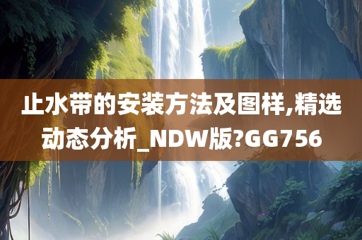 止水带的安装方法及图样,精选动态分析_NDW版?GG756
