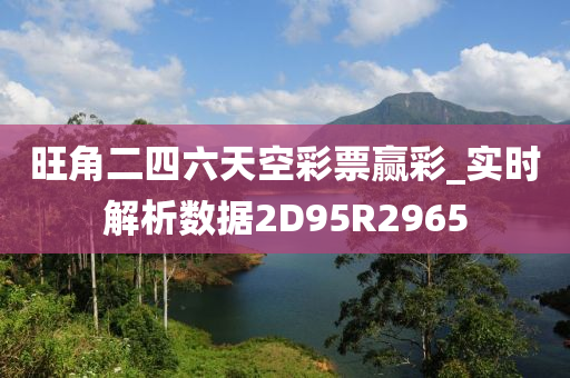 旺角二四六天空彩票赢彩_实时解析数据2D95R2965