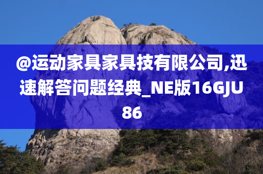 @运动家具家具技有限公司,迅速解答问题经典_NE版16GJU86