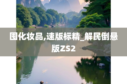 囤化妆品,速版标精_解民倒悬版ZS2
