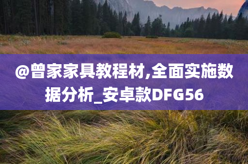 @曾家家具教程材,全面今晚必出三肖2025_2025新澳门精准免费提供·精确判断实施数据分析_安卓款DFG56