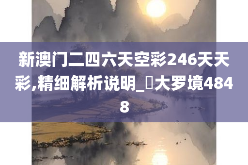 新澳门二四六天空彩246天天彩,精细解析说明_?大罗境4848