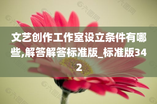 文艺创作工作室设立条件有哪些,解答解答标准版_标准版342