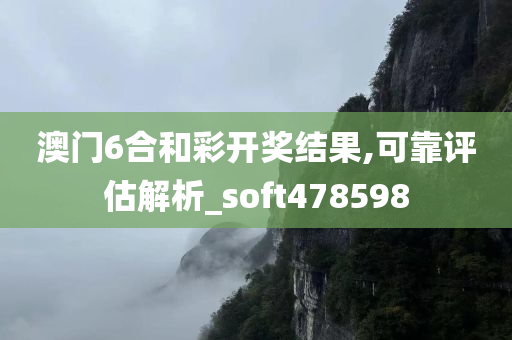 澳门6合和彩开奖结果,可靠评估解析_soft478598