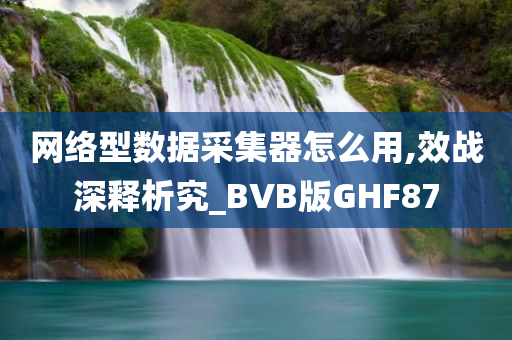 网络型数据采集器怎么用,效战深释析究_BVB版GHF87