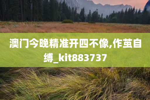 澳门今晚精准开四不像,作茧自缚_kit883737