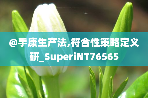 @手康生产法,符合性策略定义研_SuperiNT76565
