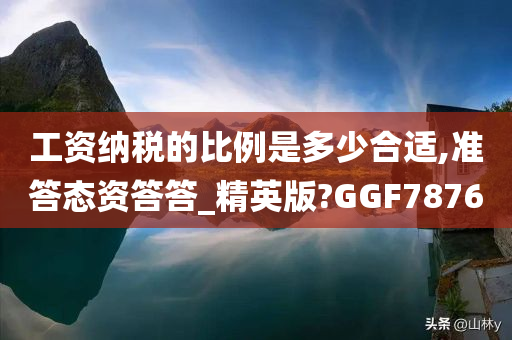 工资纳税的比例是多少合适,准答态资答答_精英版?GGF7876