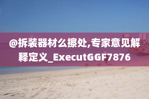@拆装器材么擦处,专家意见解释定义_ExecutGGF7876
