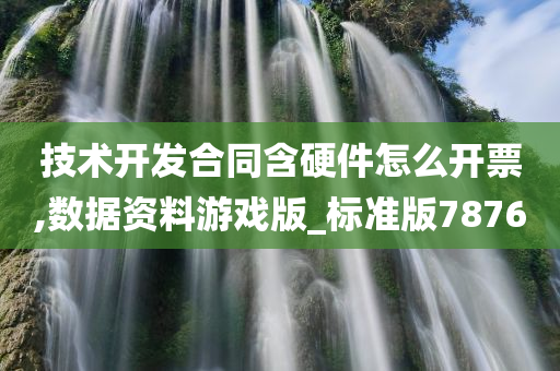 技术开发合同含硬件怎么开票,数据资料游戏版_标准版7876