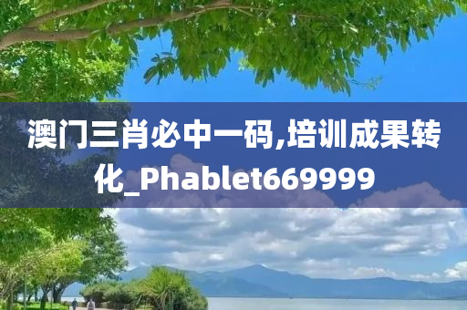 澳门三肖必中一码,培训成果转化_Phablet669999