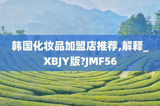 韩国化妆品加盟店推荐,解释_XBJY版?JMF56