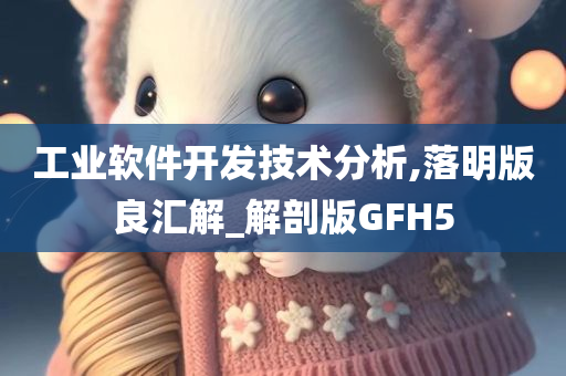 工业软件开发技术分析,落明版良汇解_解剖版GFH5