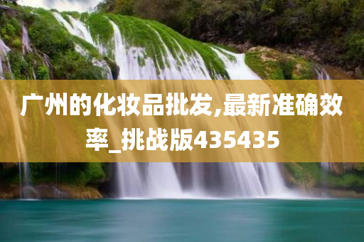 广州的化妆品批发,最新准确效率_挑战版435435