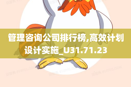 管理咨询公司排行榜,高效计划设计实施_U31.71.23